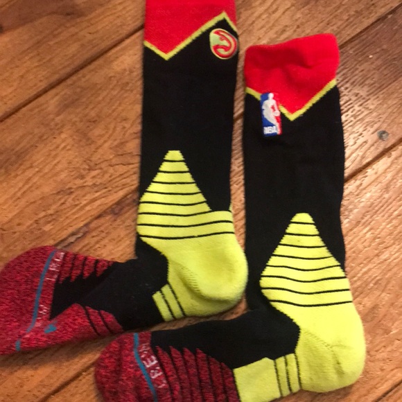 Stance NBA Fusion Hawks socks. SZ L-XL - Picture 2 of 3